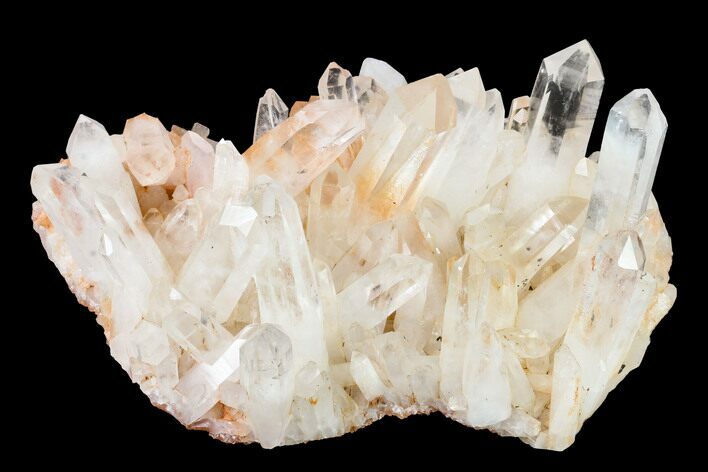 Tangerine Quartz Crystal Cluster - Madagascar #156941